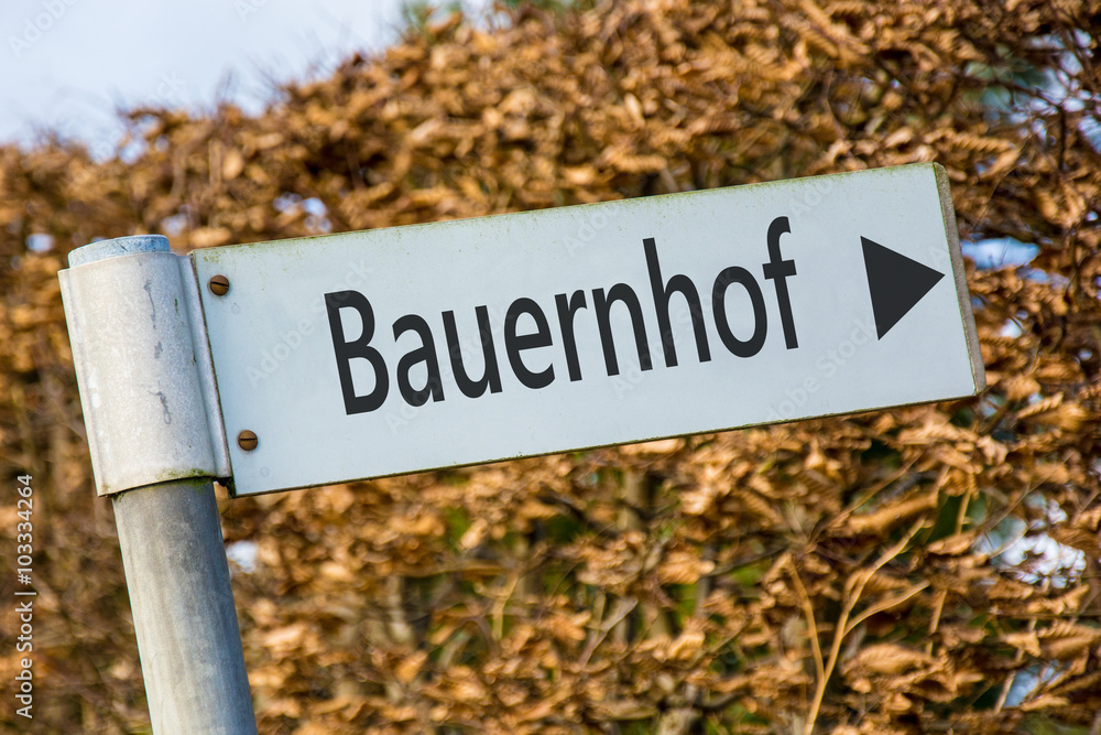 Schild 92 - Bauernhof