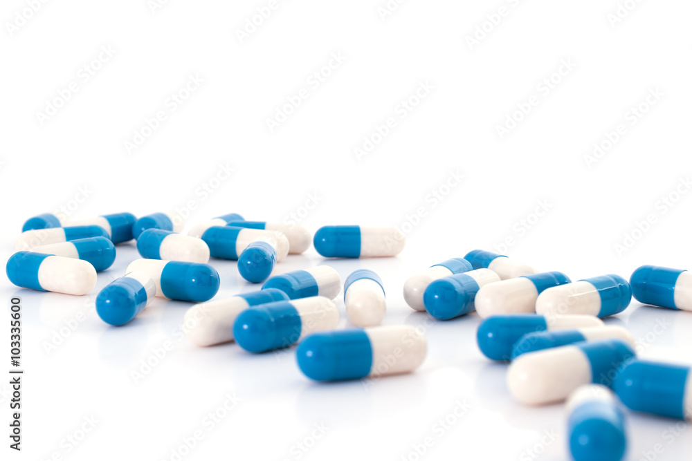 Pills, isolated