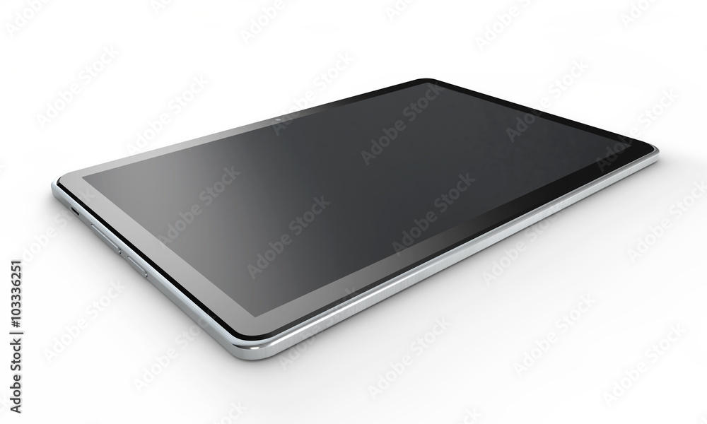 3d Tablet on a white background 3d Tablet on a white background