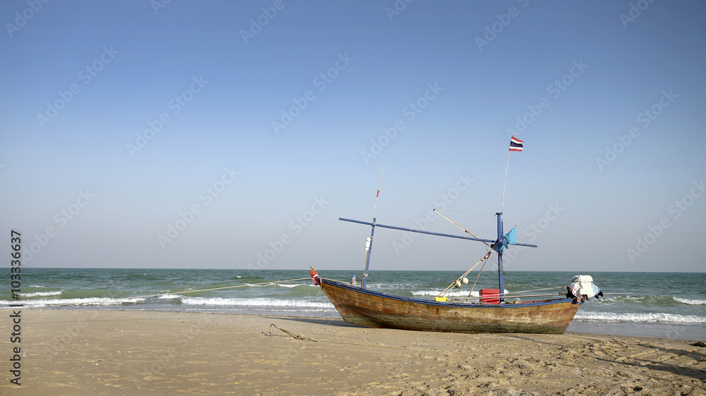 Fototapeta premium Thai local fishing boat