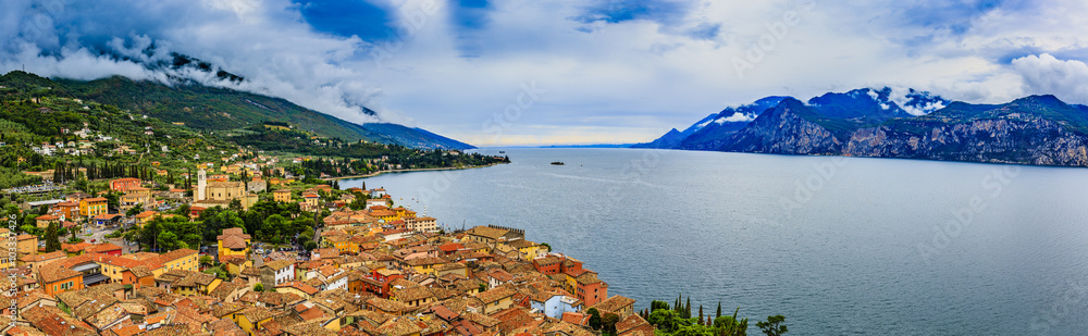 Lake Garda, Malcesine, Italy - panorama