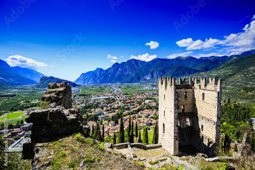 Arco - Medieval castle, Trentino, Italy photo