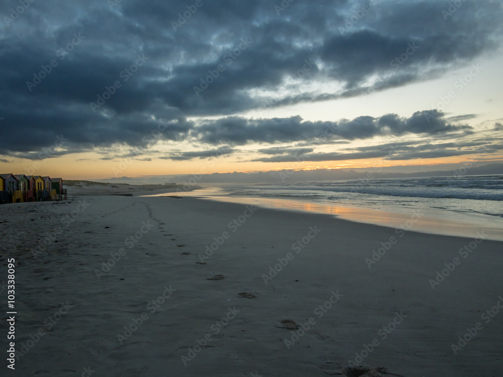 Early morning on False Bay beach in South Africa - 8