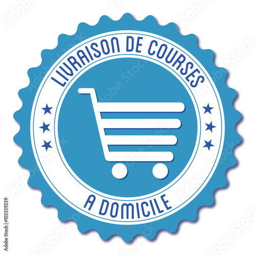 Logo livraison de courses à domicile.
