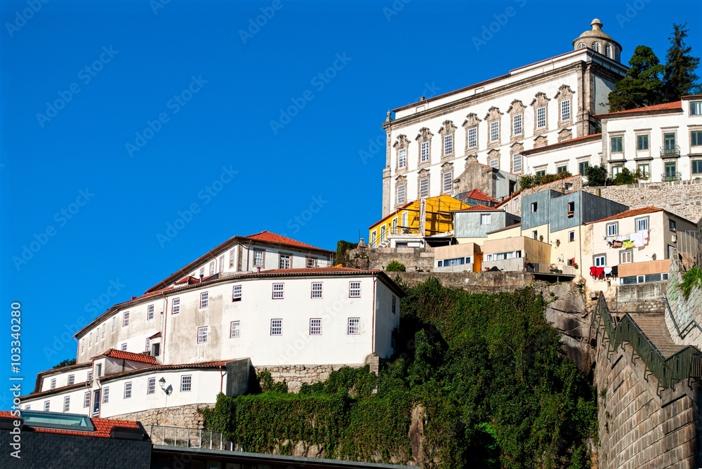 Historical city centre of Porto in Portugal