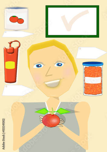 Tomates en diferentes formatos.