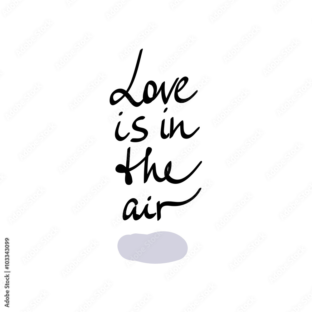 Fototapeta premium Love is in the air