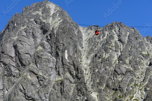 Lift and mountains. photo