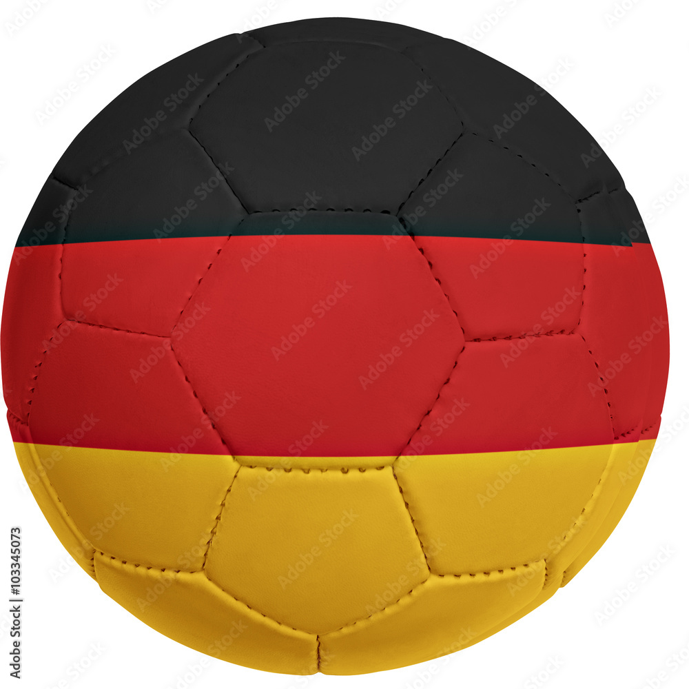 soccer ball with Germany team flag, world football cup 2014. Iso soccer ball with Germany team flag, world football cup 2014. Iso