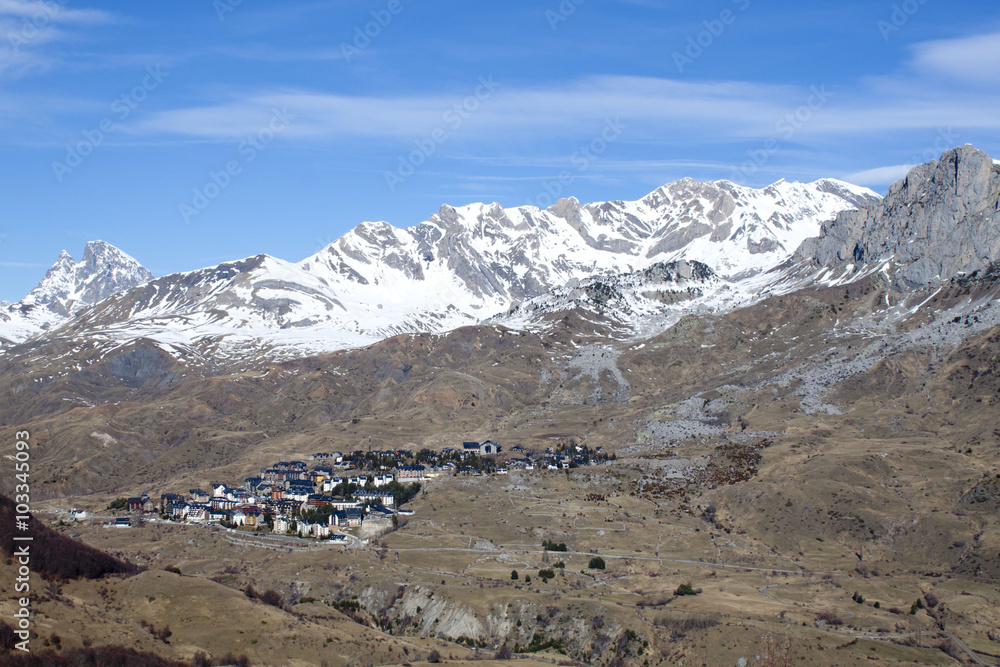 Formigal village in the Pyrenees, Spain Formigal village in the Pyrenees, Spain