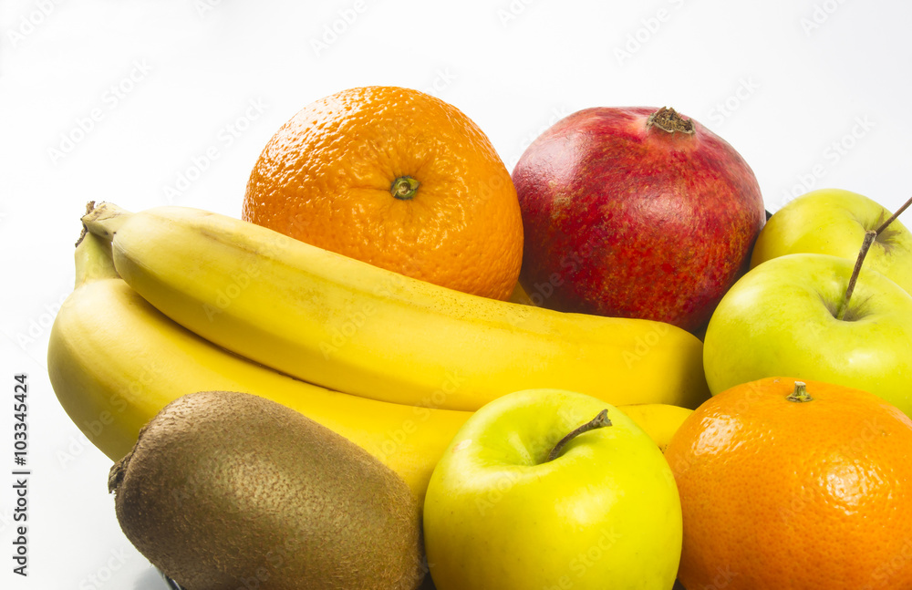 Assortment of exotic fruits