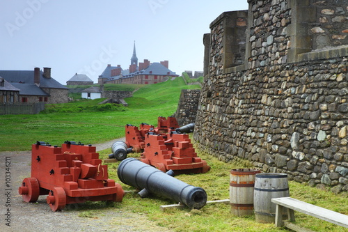 Old-fashioned fortifications photo