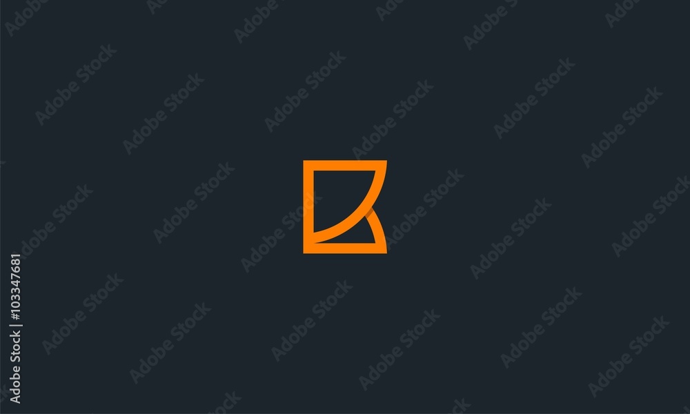 letter b or k logo design template letter b or k logo design template