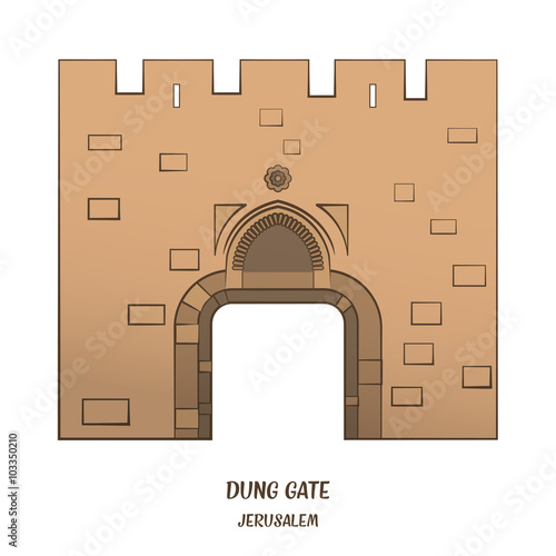 Dung Gate in Jerusalem
