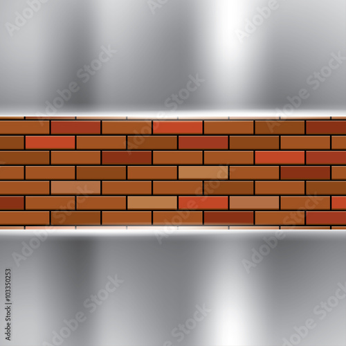 Abstract metallic silver vector background