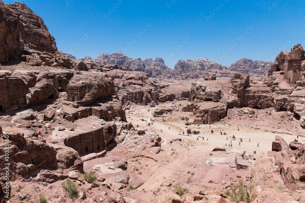 Fototapeta premium Jordanian desert at Petra