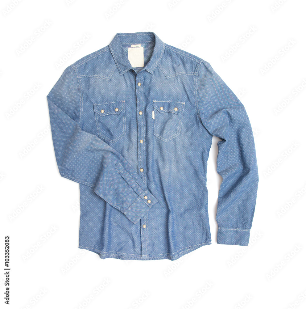 man's shirt isolated on white man's shirt isolated on white