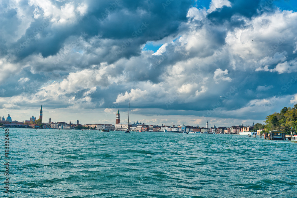 Venice panoramic skyline cityscape