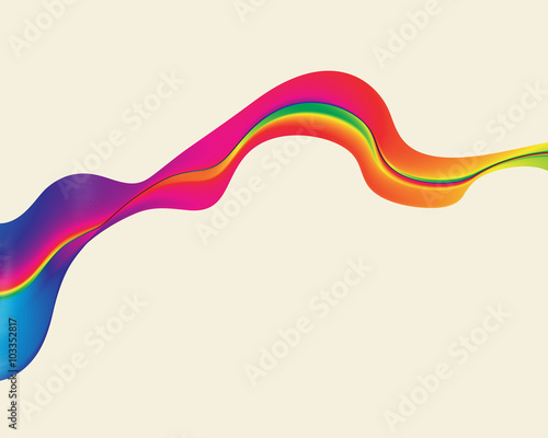 Abstract background colorful waves