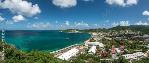Saint Martin island, Caribbean sea © forcdan