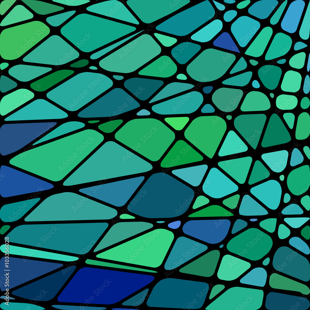 Naklejka premium abstract vector stained-glass mosaic background