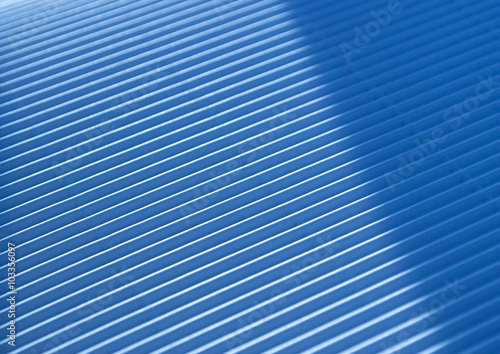 Blaue Wellpappe, Textur, Hintergrund