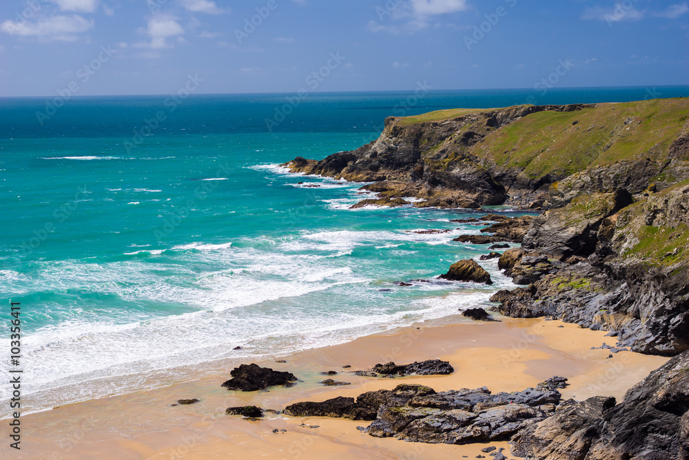 Pentire Steps Beach Cornwall Pentire Steps Beach Cornwall