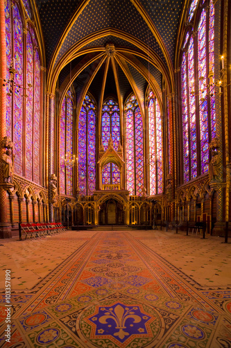 Canvas Print Sainte Chapelle, Paris
