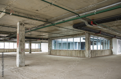 interior of business center under construction