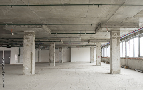 interior of business center under construction