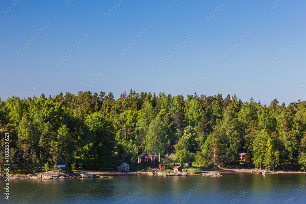 Fototapeta premium An Finnlands Küste