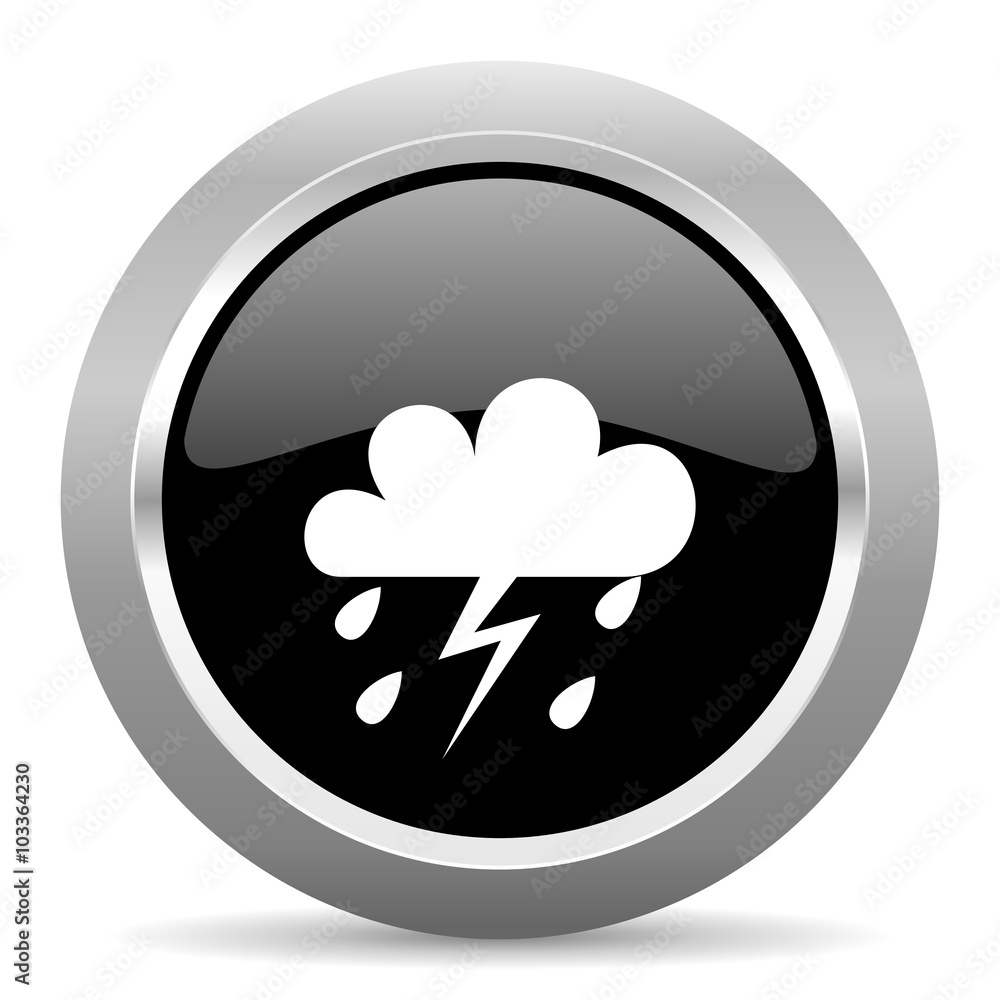 storm black metallic chrome web circle glossy icon storm black metallic chrome web circle glossy icon