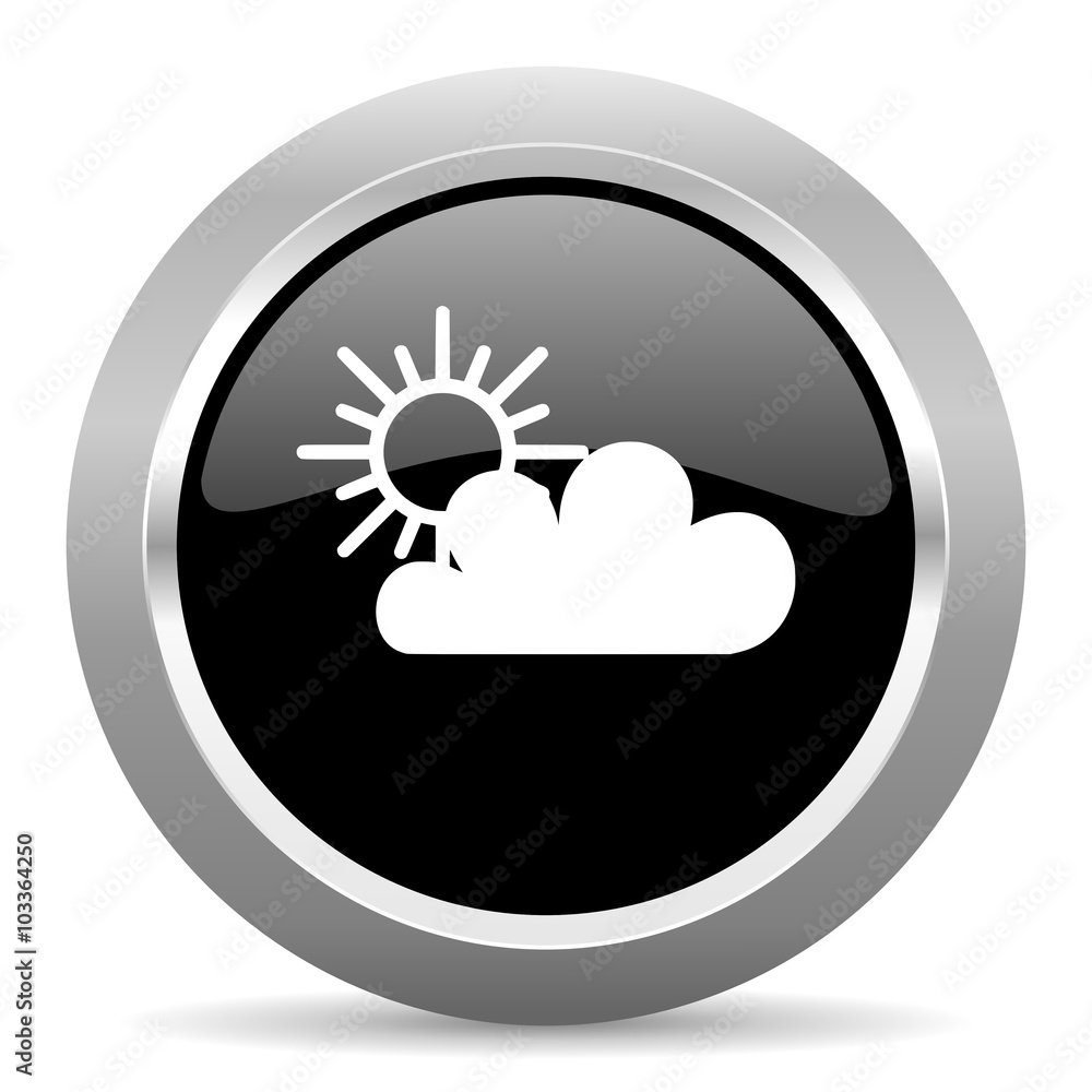 cloud black metallic chrome web circle glossy icon cloud black metallic chrome web circle glossy icon