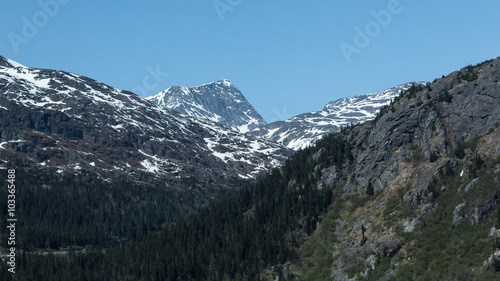 Mountains on the White Pass and Yukon Route