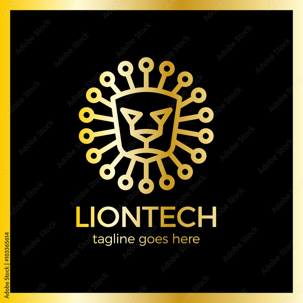 Lion Tech Logo Lion Tech Logo