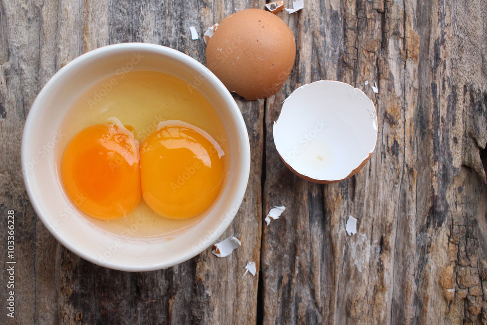 Eggs in a bowl Eggs in a bowl