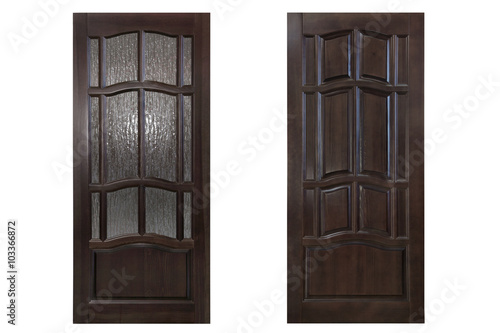 Kit of two interior doors