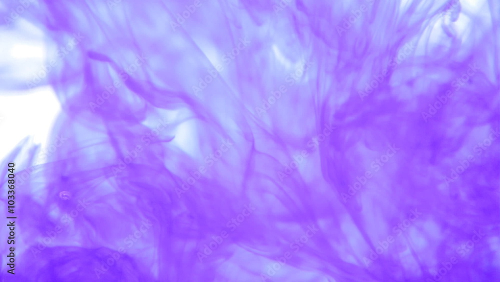 purple ink spread out in clean water purple ink spread out in clean water