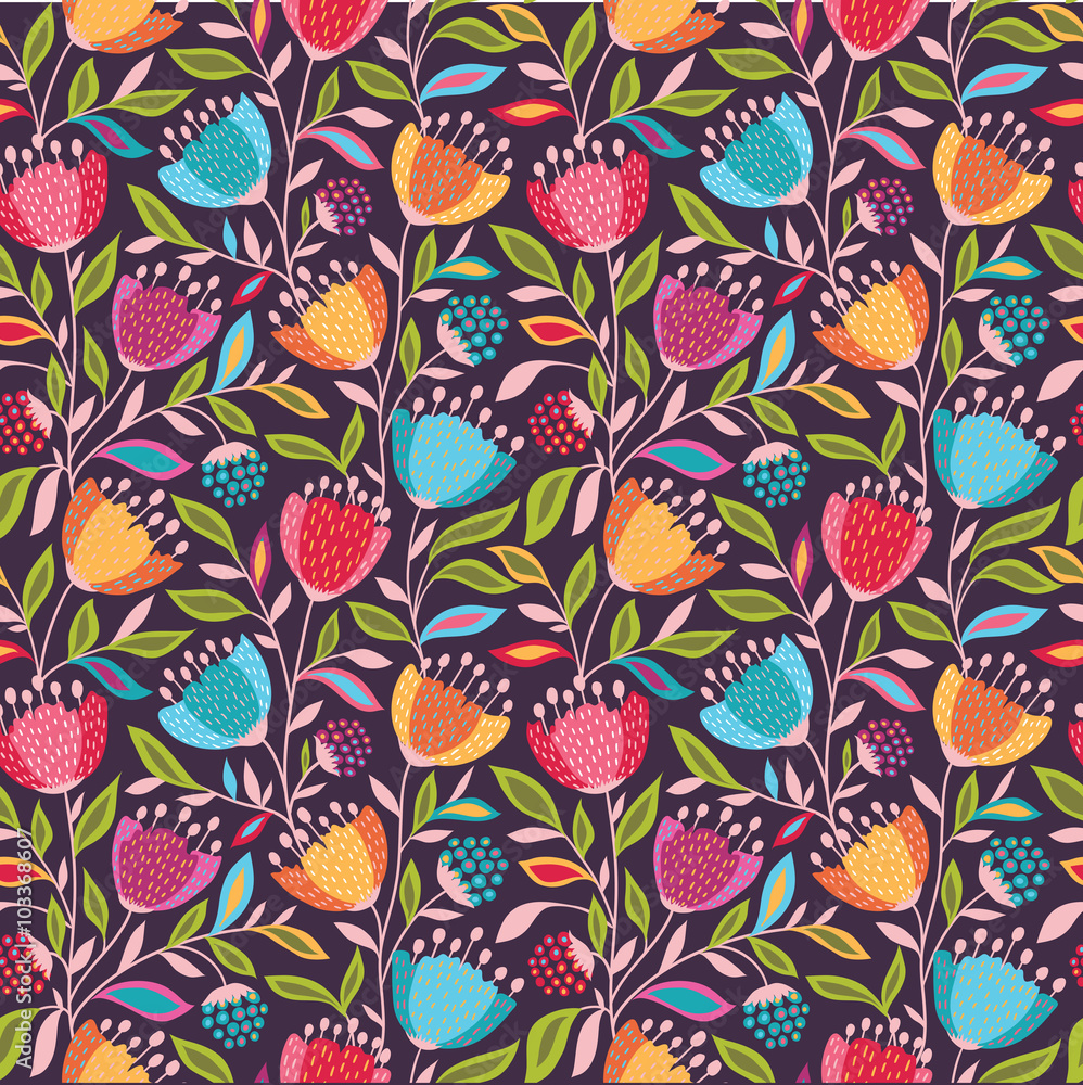 Seamless floral pattern Seamless floral pattern