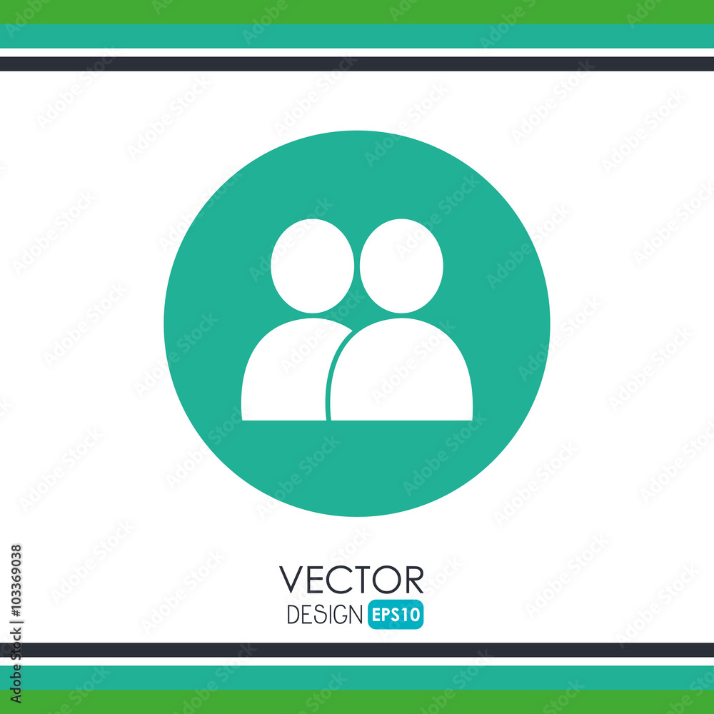 Fototapeta premium social media icon design 