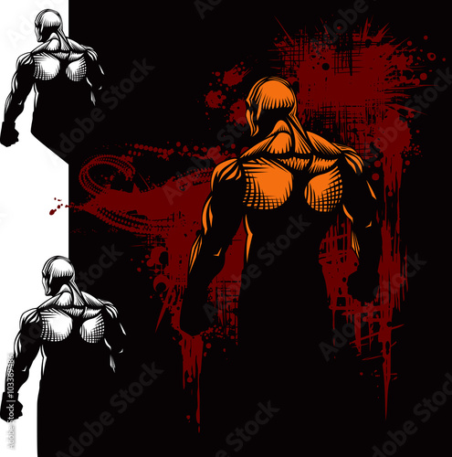 tough male fighter