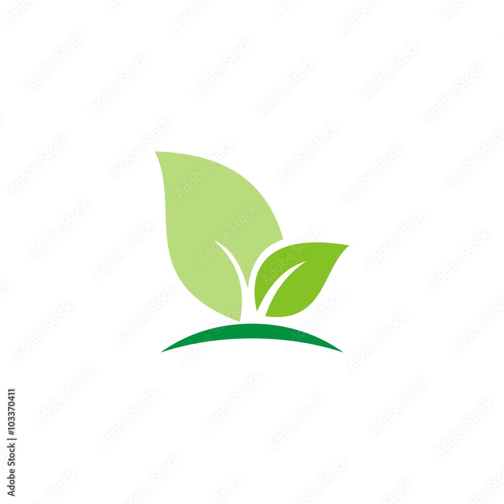 simple leaf logo simple leaf logo