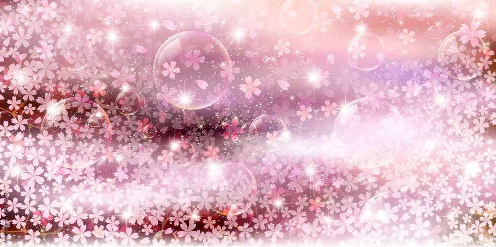 Obraz premium 桜 春 花 背景