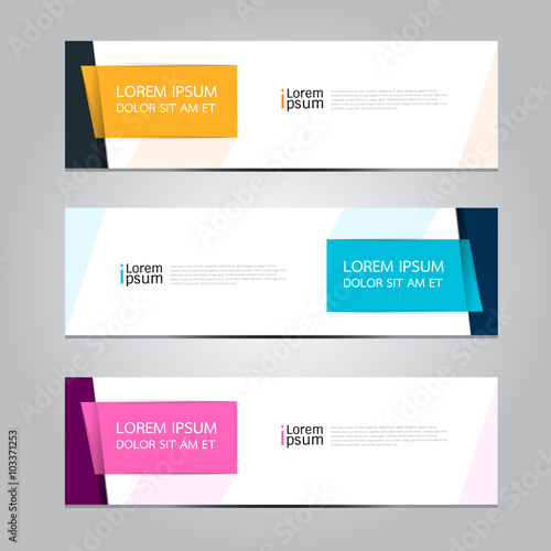 Vector design Banner background, illustration EPS10