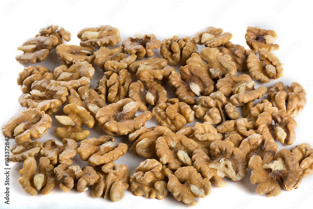 A lot of walnuts A lot of walnuts