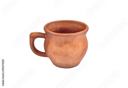 Vintage clay cup