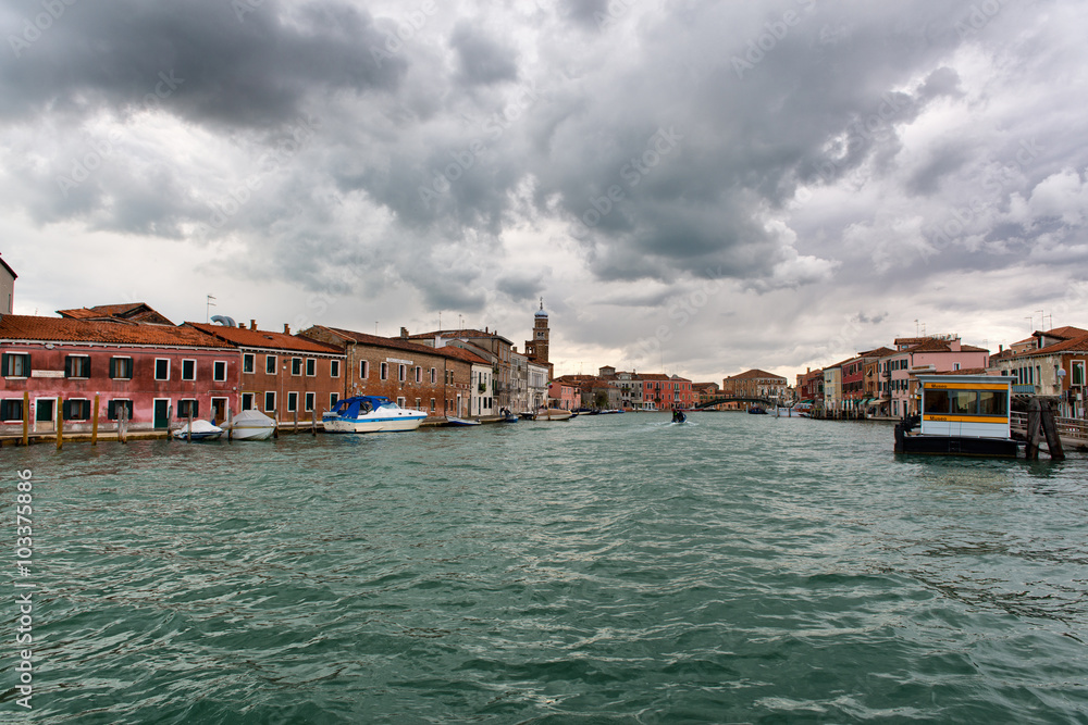 Approaching the vaporetto stop on Murano Island