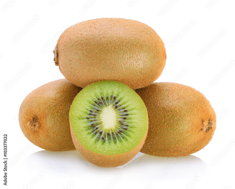 kiwi fruit isolated on white background kiwi fruit isolated on white background