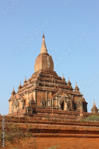 Sulamani old Buddhist temples and pagodas in Bagan  Myanmar 