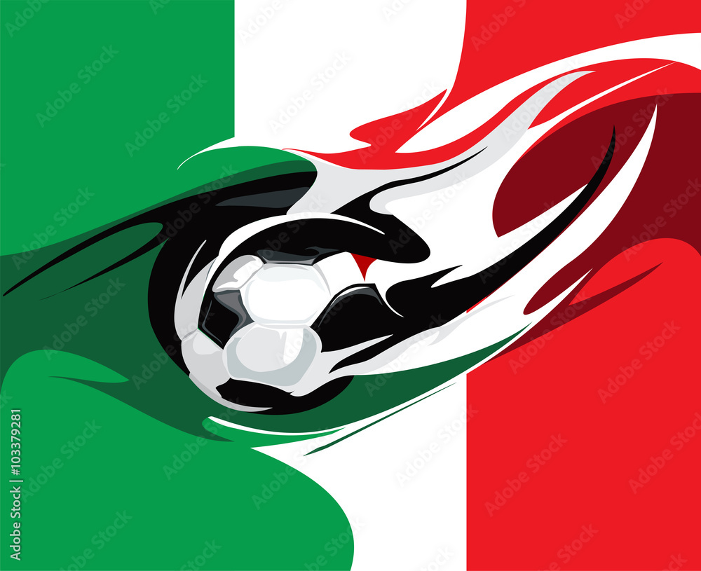Fototapeta włoska piłka nożna